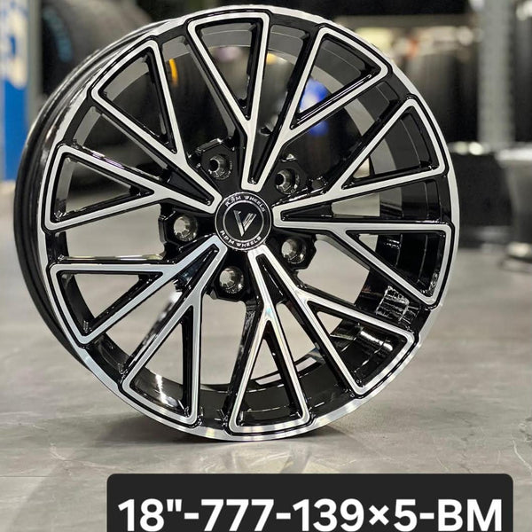 R-777 Alloy Wheel 18 Inch Black Milled