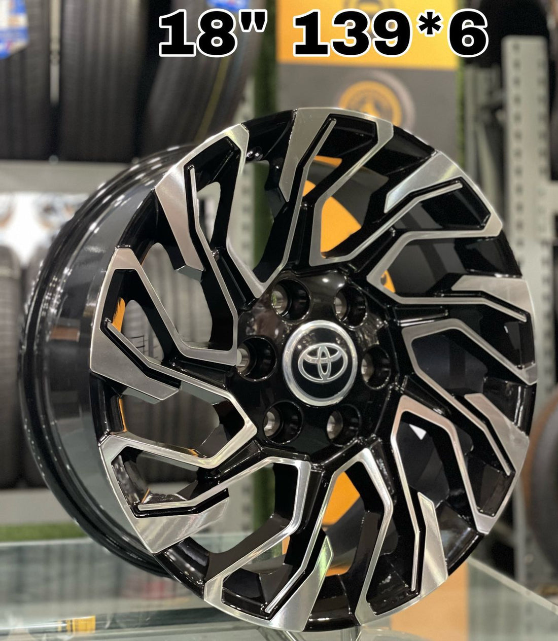 Toyota Style Alloy Wheel 18 Inch 139x6