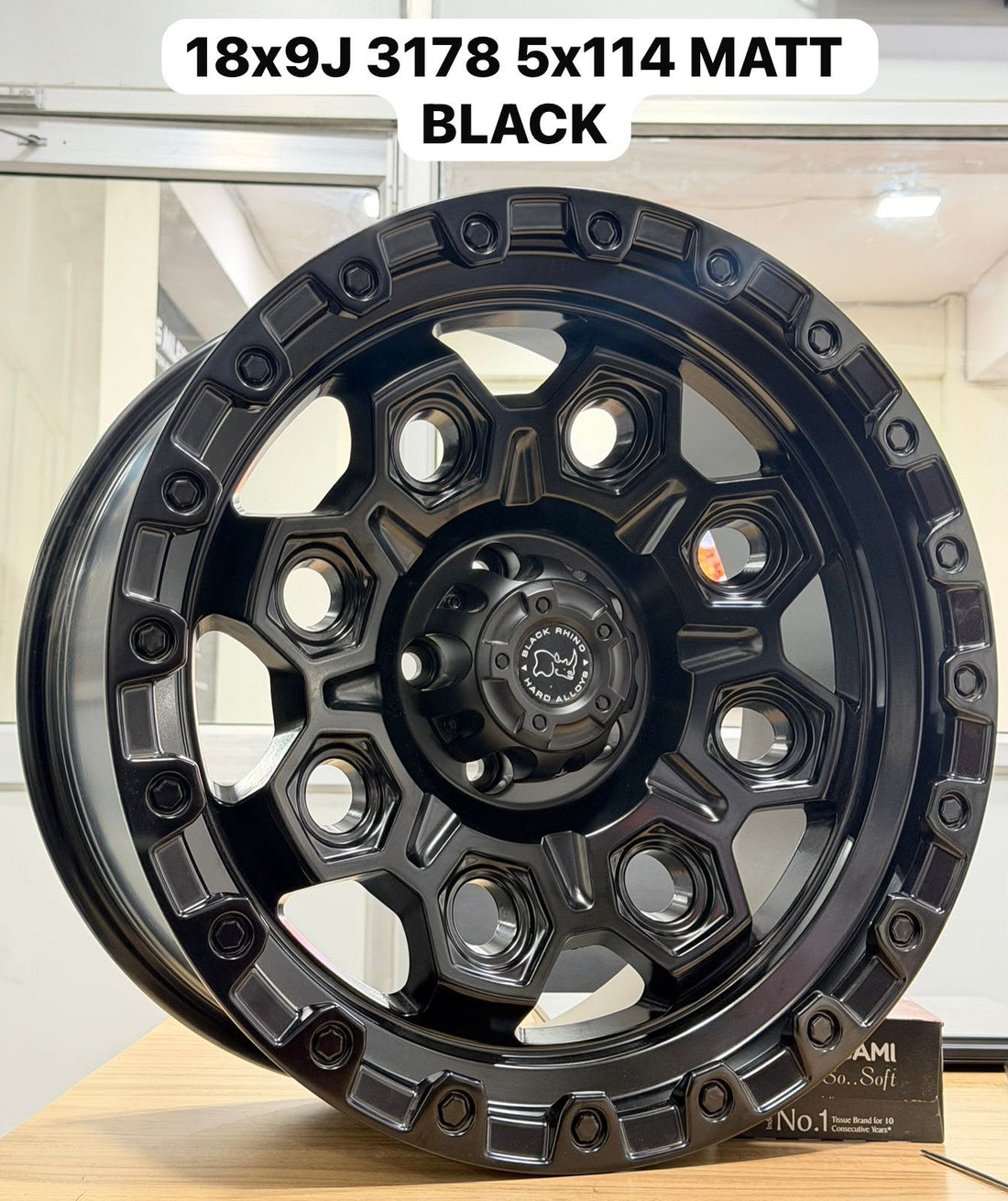 Black Rhino Hard Alloys 3178 Matt Black