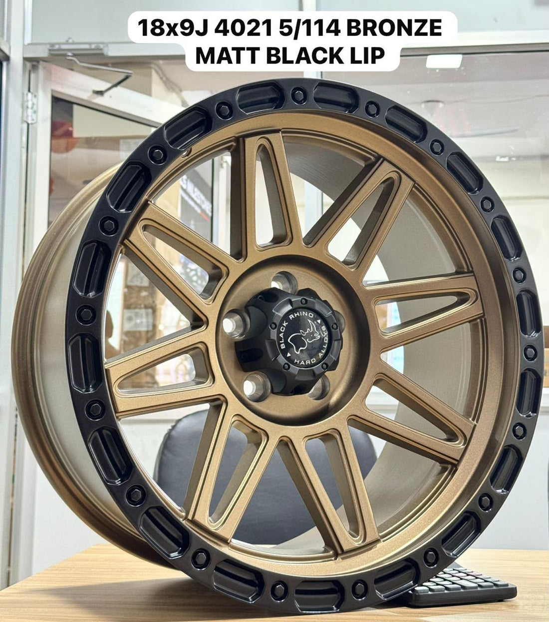Black Rhino Hard Alloys 4021 Bronze Matt Black Lip