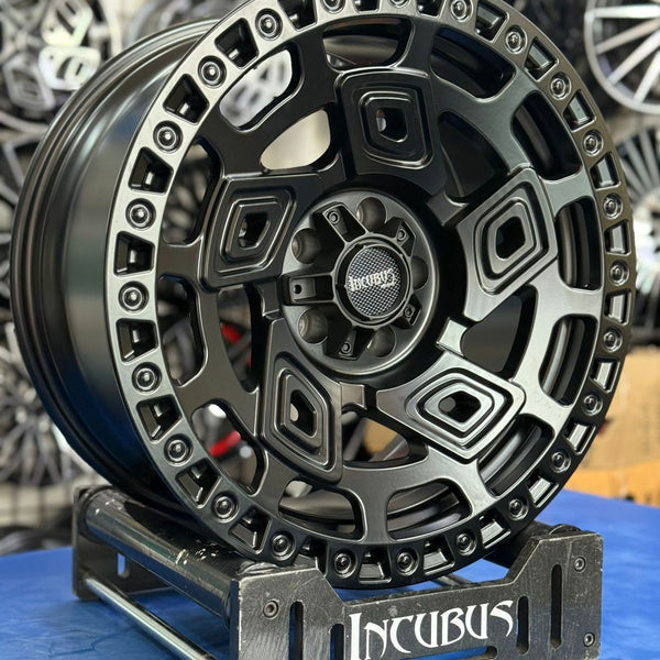 Incubus Alloy Wheels Matt Black 18x114.3