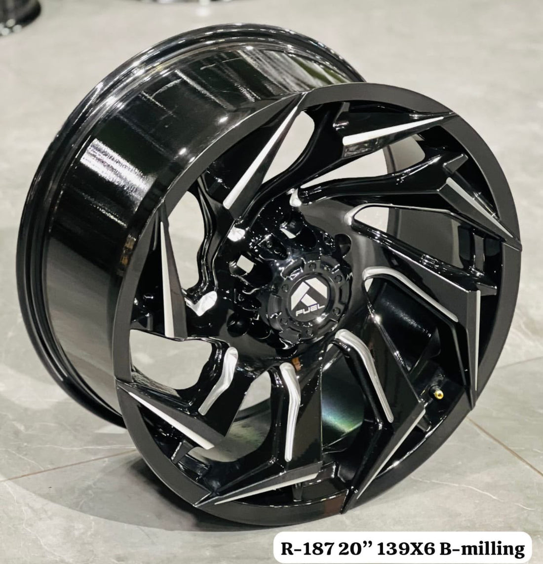Fuel R-187 Alloy Wheels 20 Inch 6x139.7 Black Milling