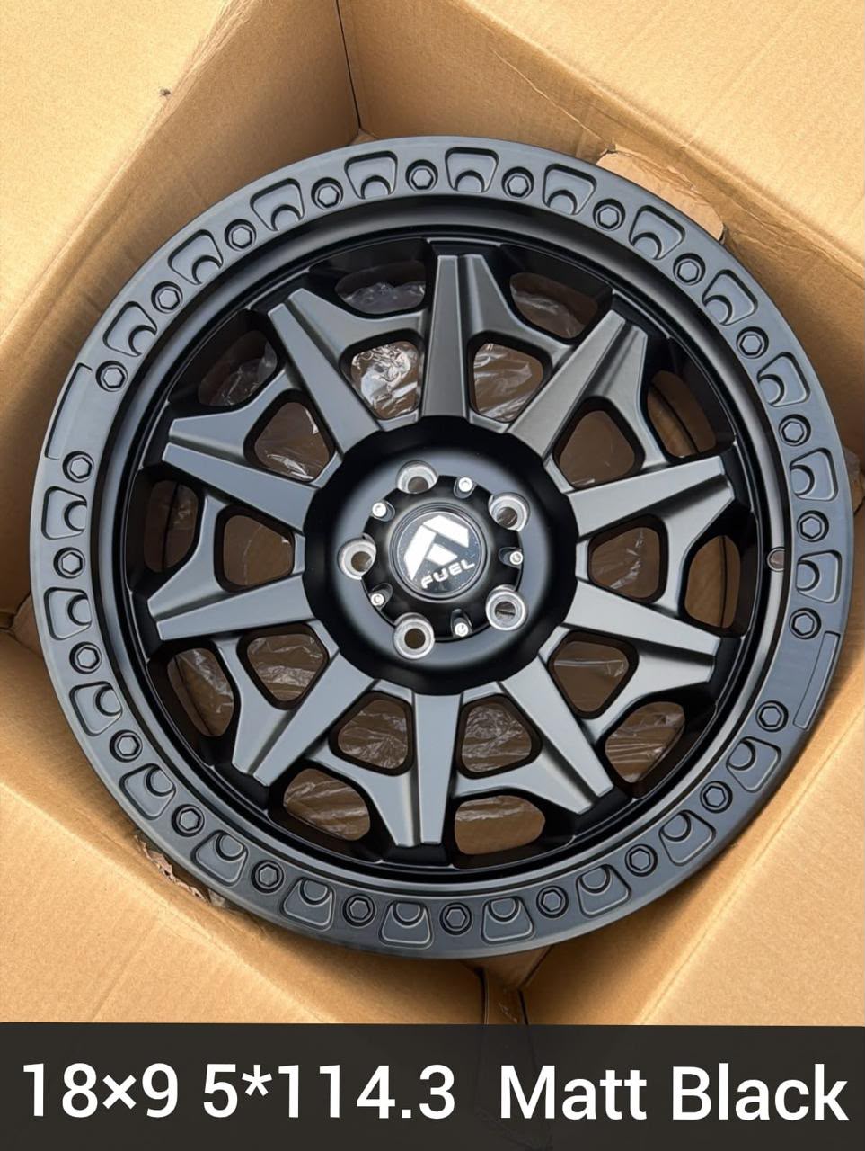 Fuel Off-Road Alloy Wheels 18 Inch 5x114.3 Matte Black