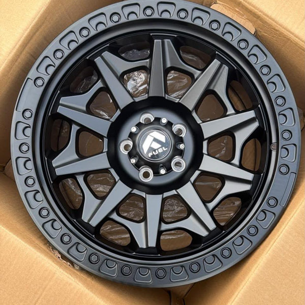 Fuel Off-Road Alloy Wheels 18 Inch 5x114.3 Matte Black