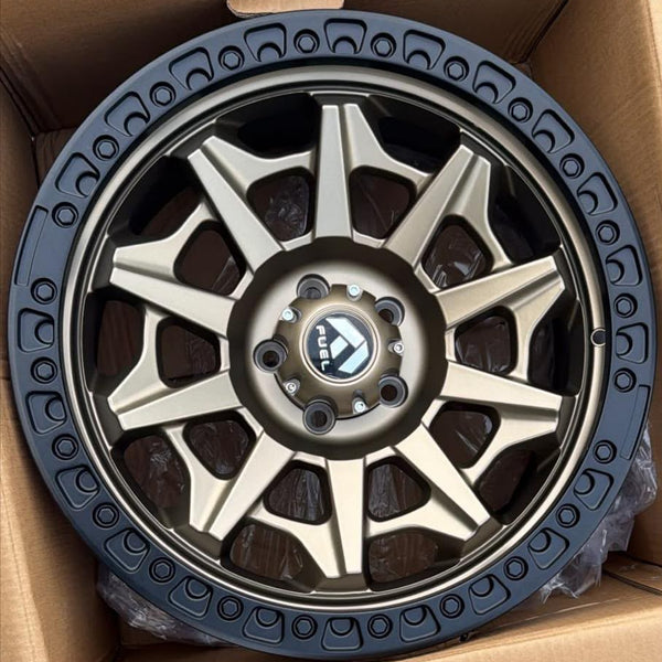 Fuel Off-Road Alloy Wheels 18 Inch 5x114.3 Bronze Black