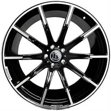 Mercedes Brabus Style Alloy Wheel 18 Inch 5x112 Black Machined