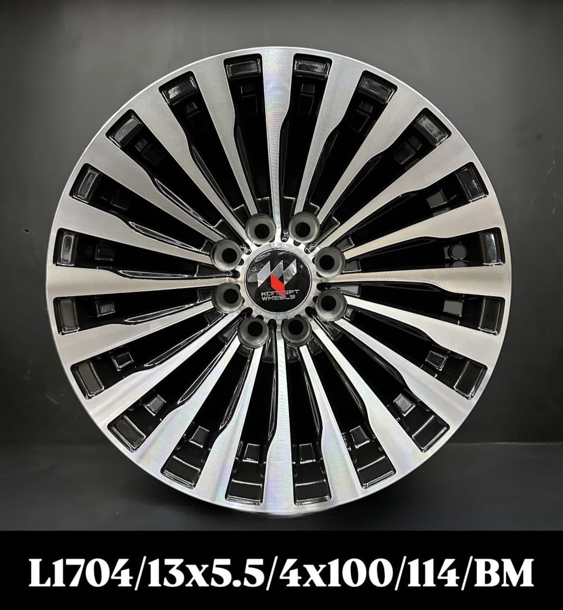 Premium Multi-Spoke Alloy Wheel 13 Inch 4x100