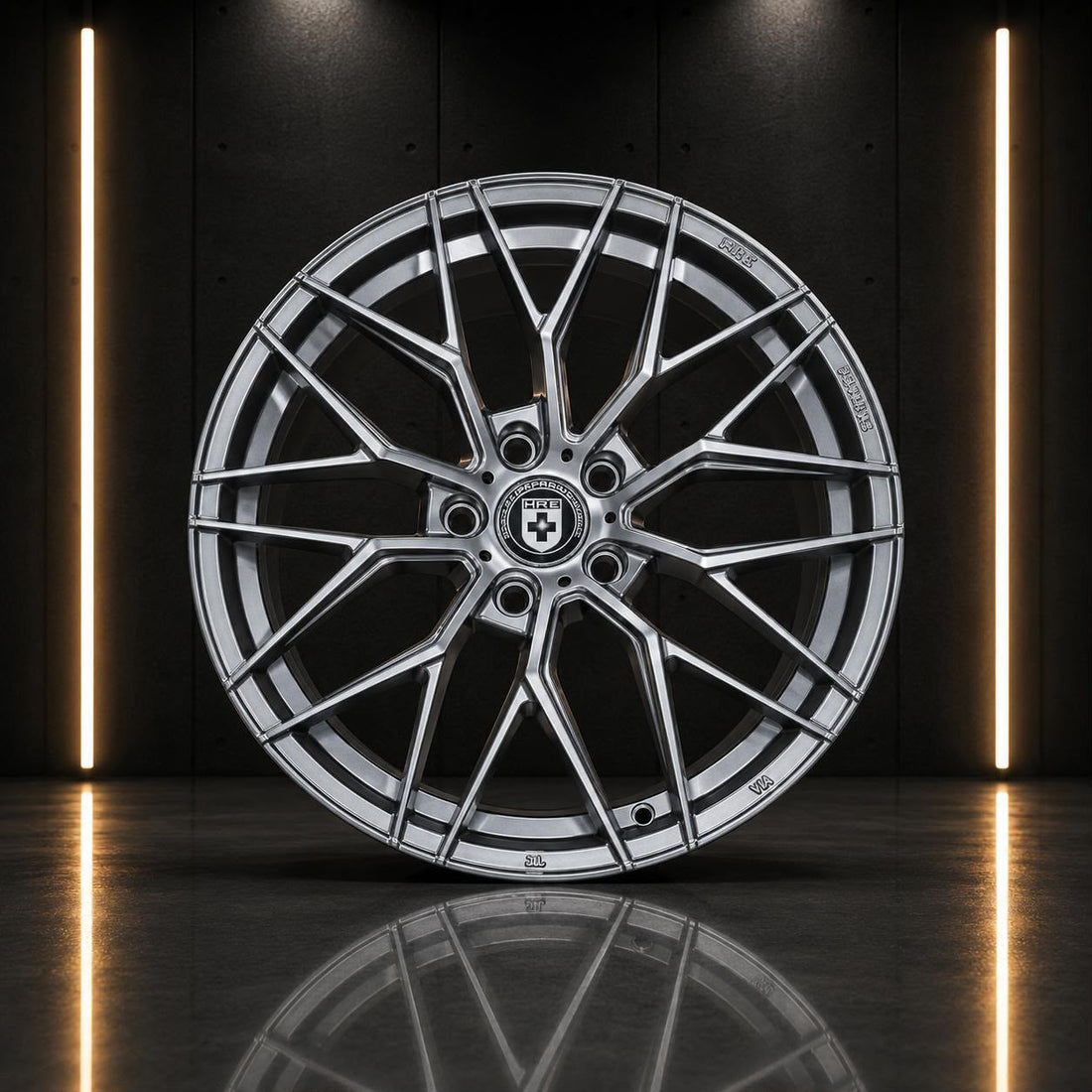 HRE Style 17" Alloy Wheel | 5x113 PCD | Hyper Black Finish