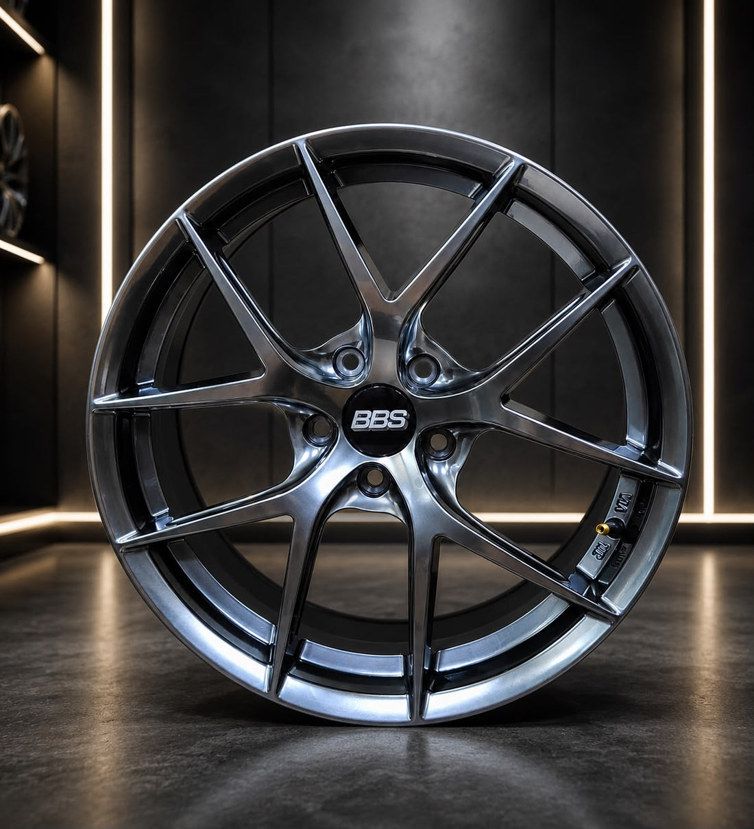BBS Style 17" Alloy Wheel | 5x112 PCD | Hyper Black Finish