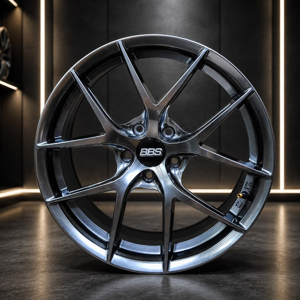BBS Style 17" Alloy Wheel | 5x112 PCD | Hyper Black Finish