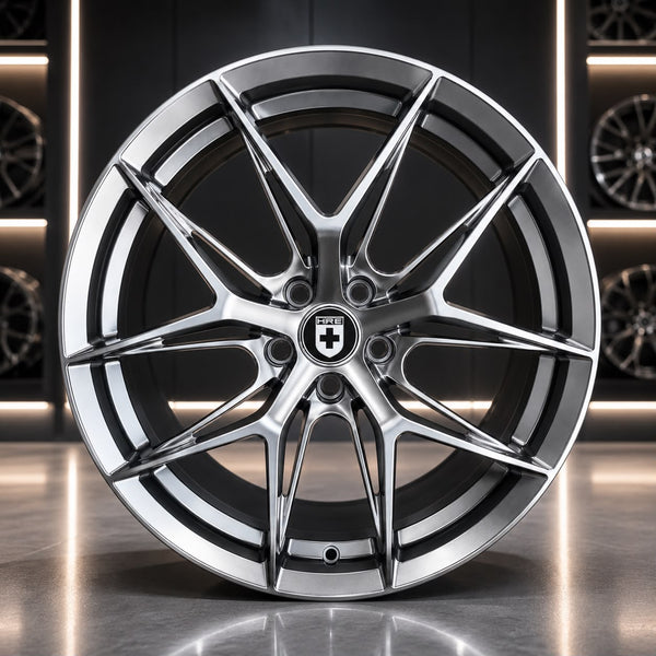 Premium Multi-Spoke Alloy Wheel | 16" | 5x114.3 | Hyper Black (HB) Finish