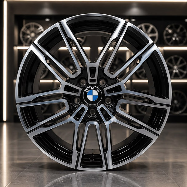 BMW 18" M Alloy Wheel | 5x112 PCD | Gloss Black Machined (GBM) Finish
