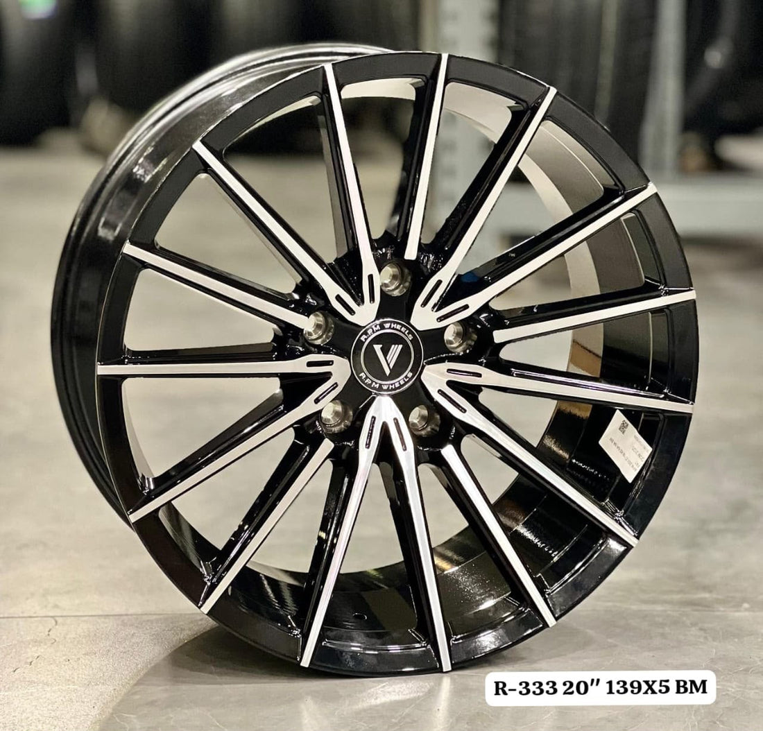 RPM 333 Alloy Wheel 20 Inch 5x139 Silver Machine