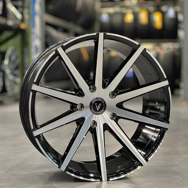 RPM 999 Alloy Wheel 20 Inch 5x139 Black Machine
