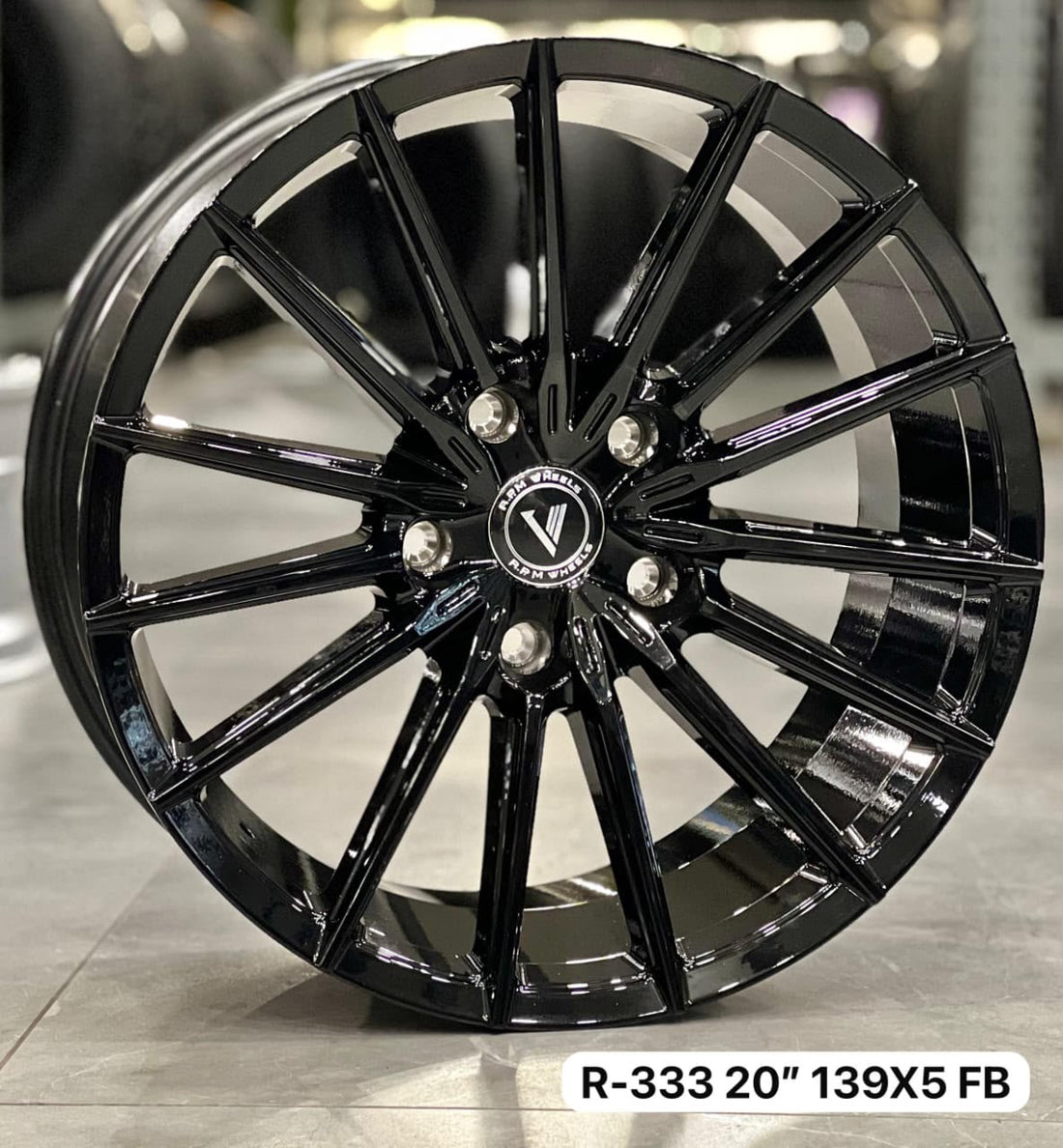 RPM 333 Alloy Wheel 20 Inch 5x139 Full Black