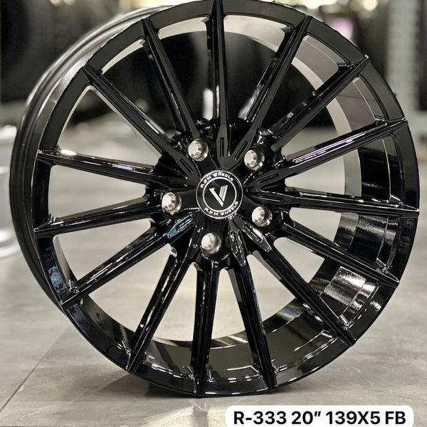 RPM 333 Alloy Wheel 20 Inch 5x139 Full Black