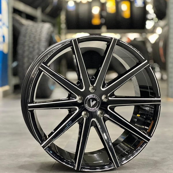 RPM 999 Alloy Wheel 20 Inch 5x114 Black Milling