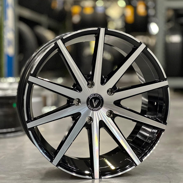 RPM 999 Alloy Wheel 20 Inch 5x114 Silver Machine