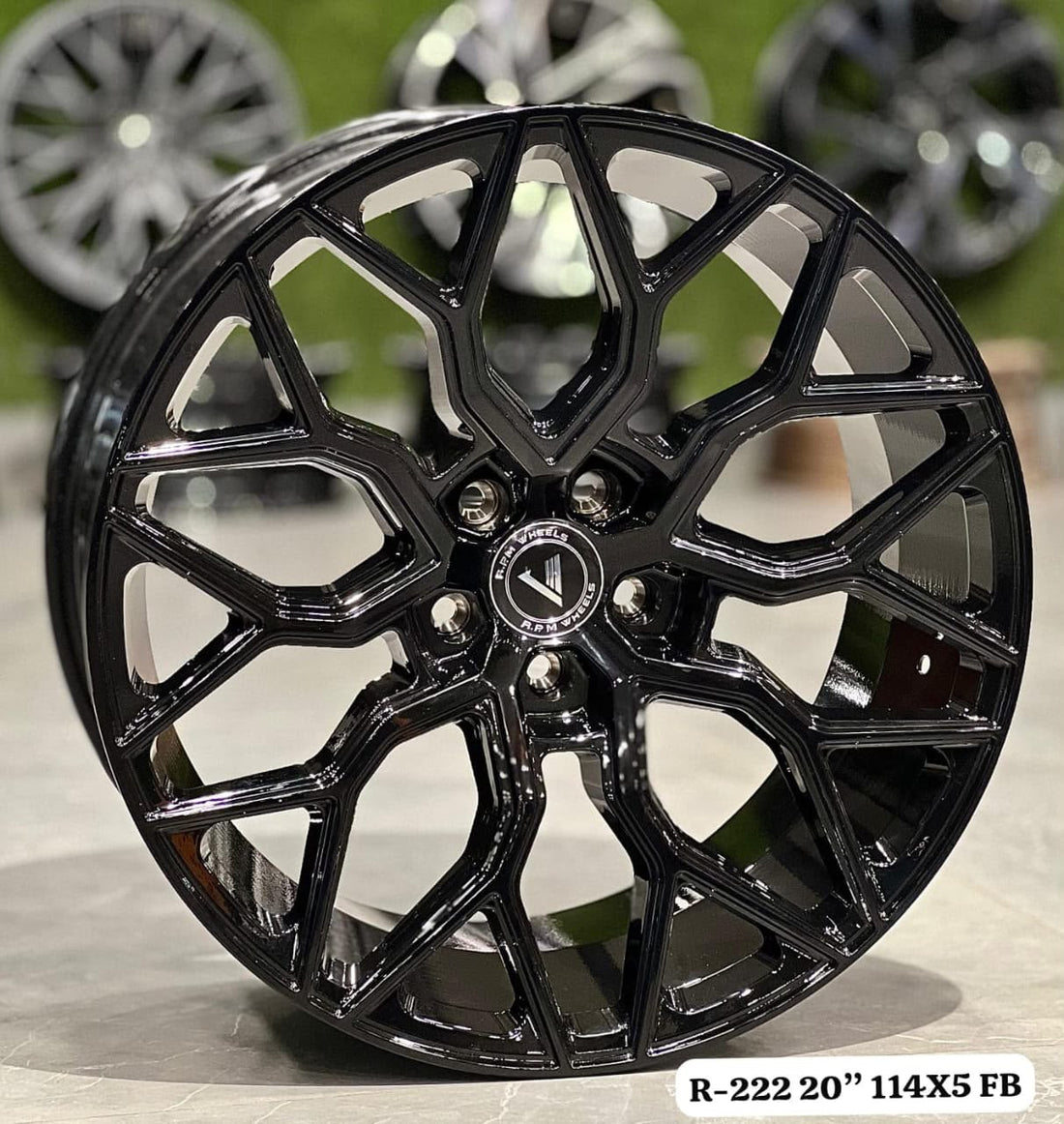 RPM R-222 Alloy Wheel 20 Inch 5x114 Hyper Silver Machined Face